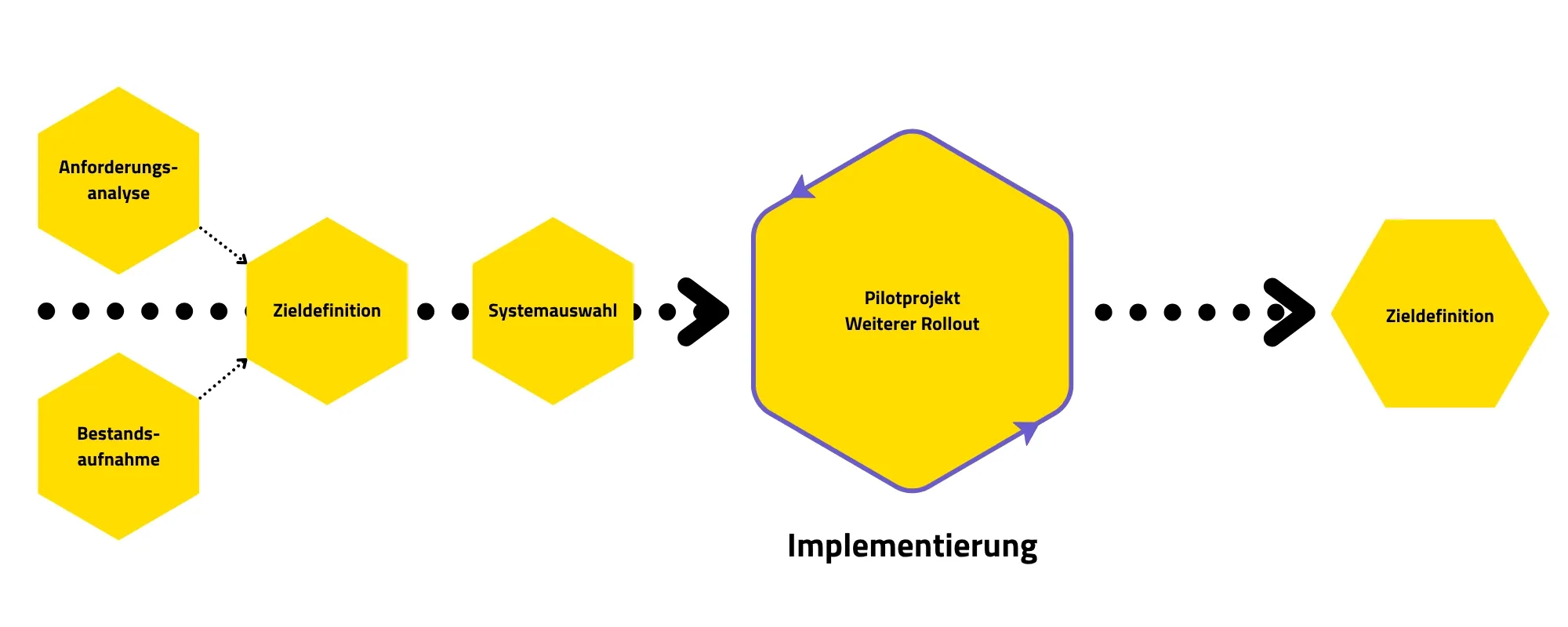 Infografik zur Einführung eines DMS Systems