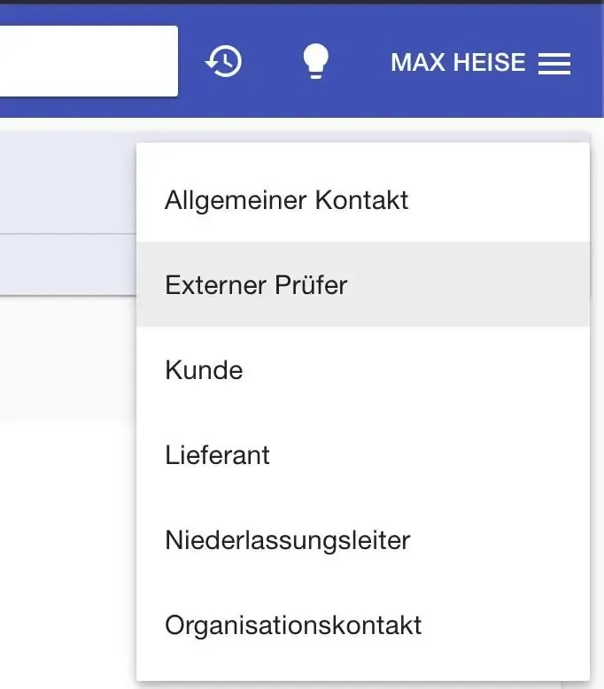 Kontakttypen in humbee verwalten