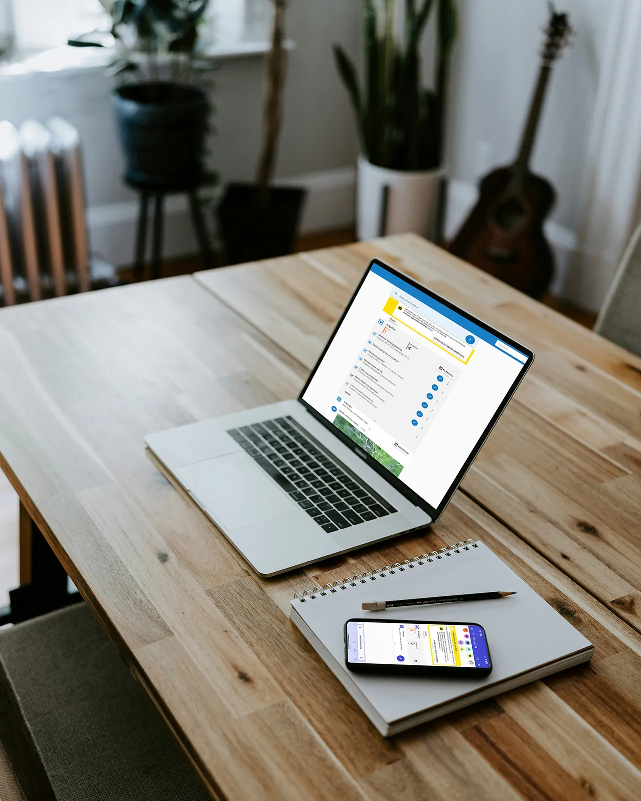 Mit humbee alle Informationen rund um den Vorgang auf allen Geräten