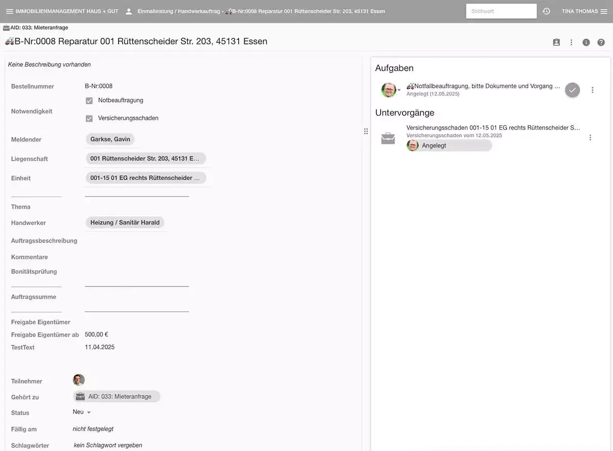 Hausverwalter Programm