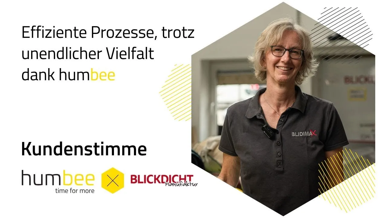 Kundenstimme Blickdicht Manufaktur: Effiziente Prozesse trotz unendlicher Vielfalt