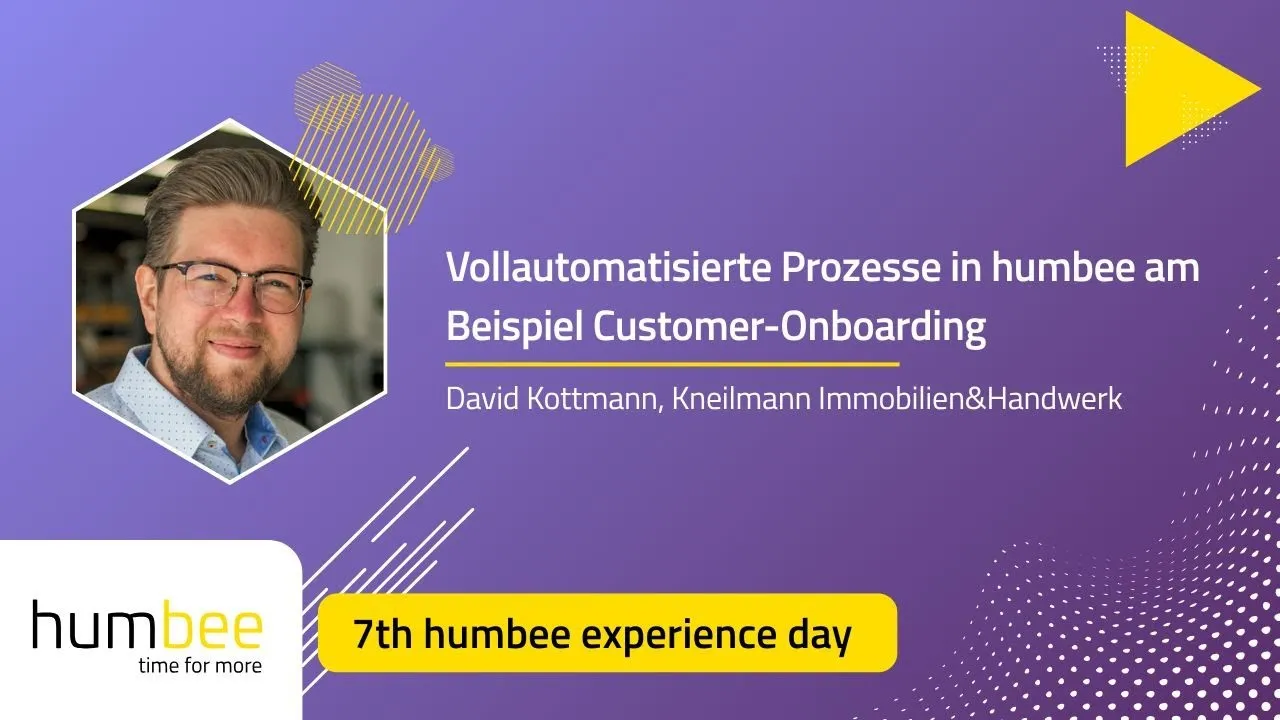 Vollautomatisierte Prozesse in humbee am Beispiel Customer-Onboarding