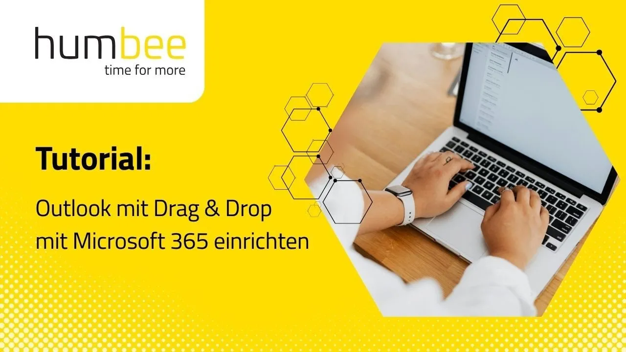 E-Mails mit Microsoft 365 Outlook per Drag & Drop in humbee ablegen