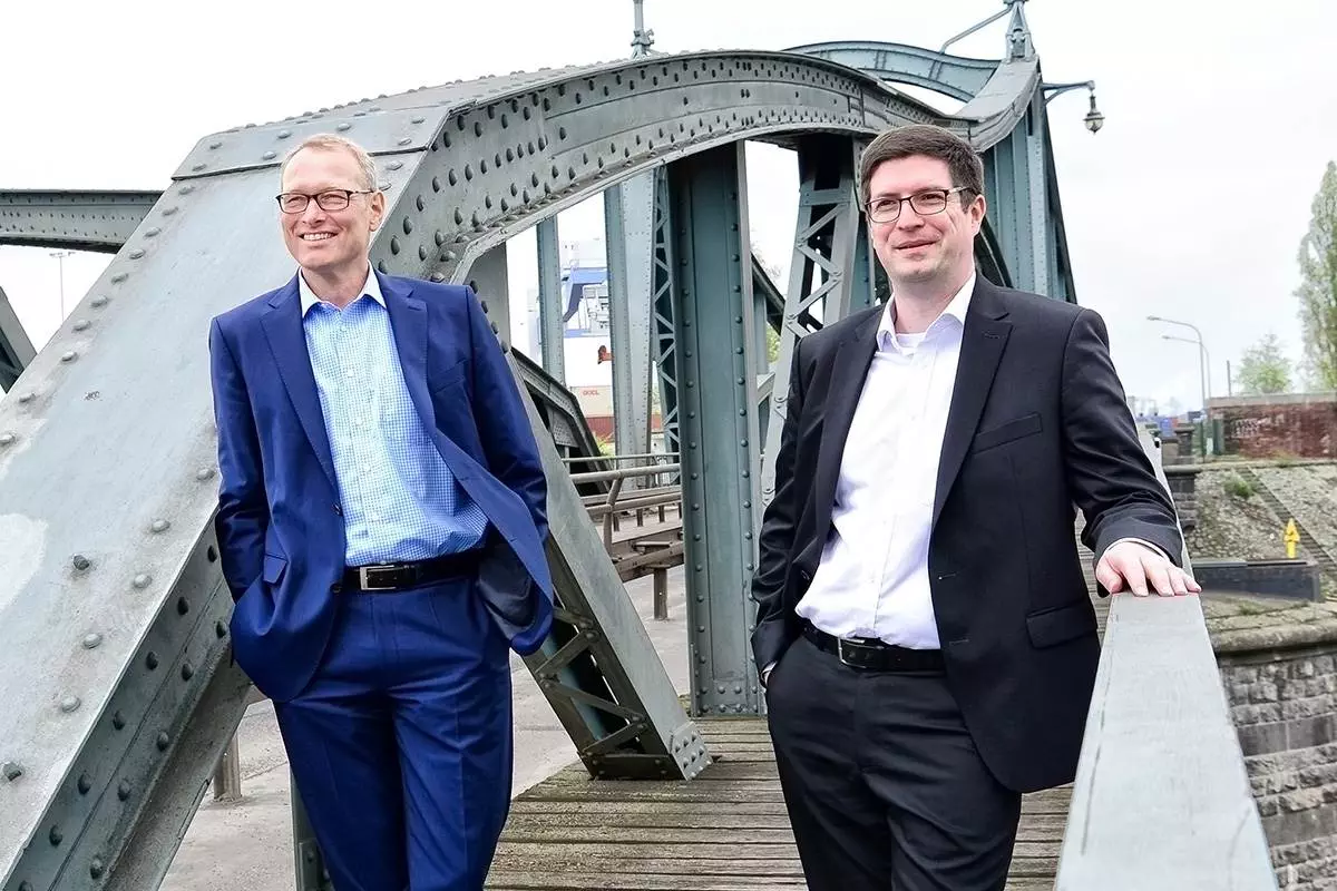 Die Firmengründer Burghardt Garske und Ralf Bönning